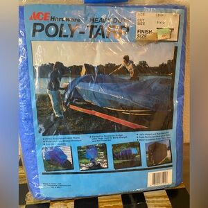 Vintage ACE Hardware
HEAVY DUTY
POLY-TARP, Heavy Duty Polyethylene Plastic, NEW
